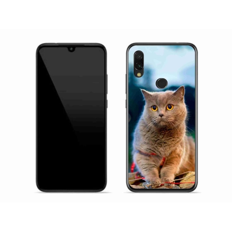 Gélový kryt mmCase na mobil Xiaomi Redmi 7 - britská modrá 2