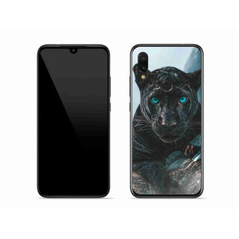 Gélový kryt mmCase na mobil Xiaomi Redmi 7 - čierny panter