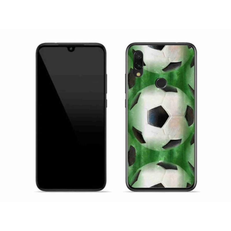 Gélový kryt mmCase na mobil Xiaomi Redmi 7 - futbalová lopta