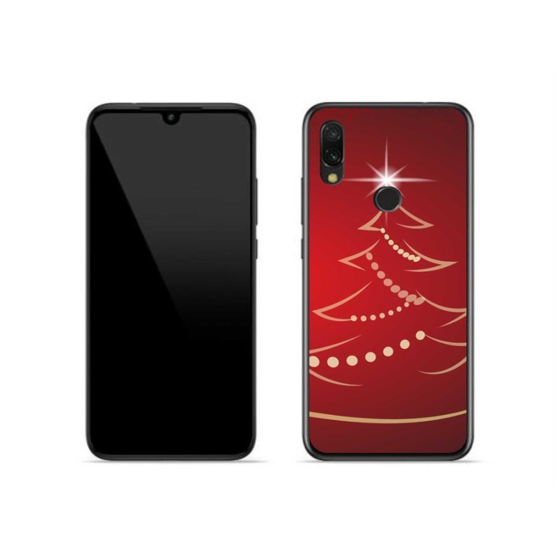 Gélový kryt mmCase na mobil Xiaomi Redmi 7 - kreslený vianočný stromček