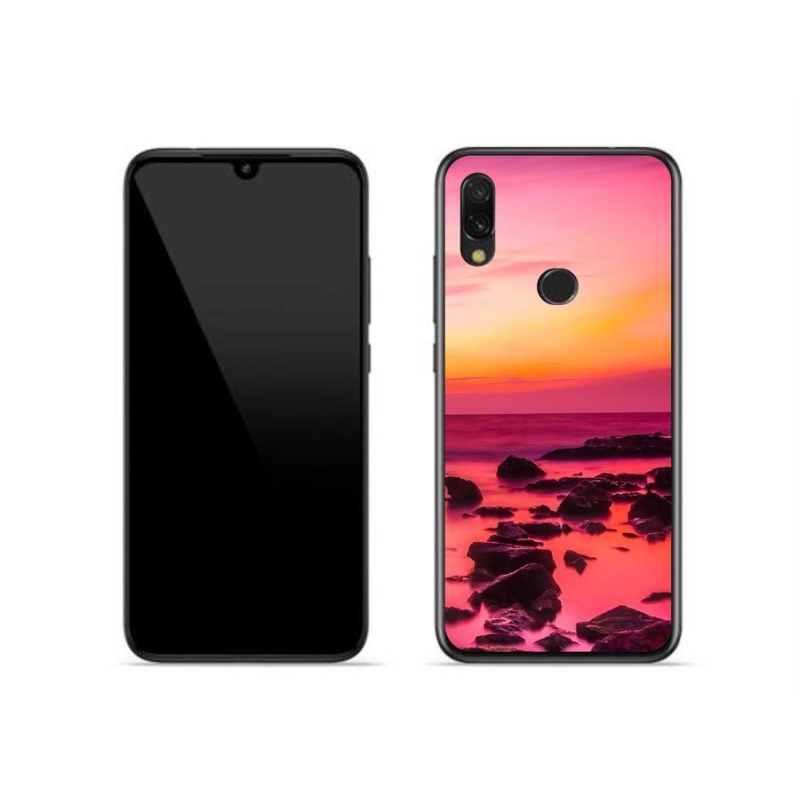 Gélový kryt mmCase na mobil Xiaomi Redmi 7 - more a žiara