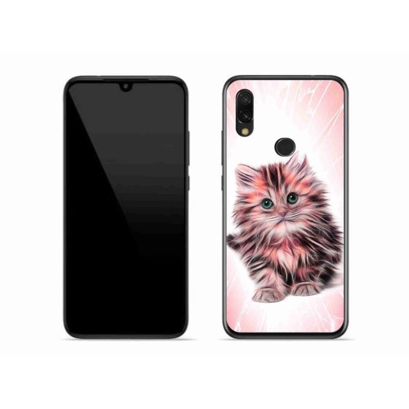 Gélový kryt mmCase na mobil Xiaomi Redmi 7 - roztomilé mačiatko