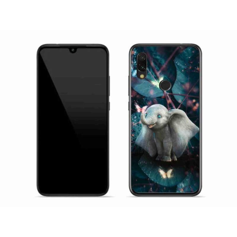 Gélový kryt mmCase na mobil Xiaomi Redmi 7 - roztomilý slon