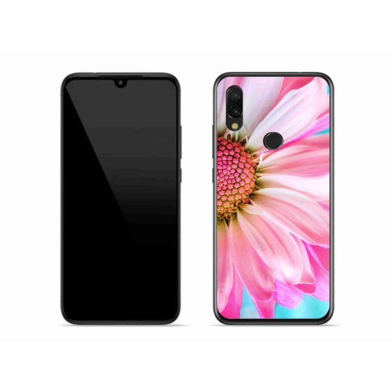 Gélový kryt mmCase na mobil Xiaomi Redmi 7 - ružová kvetina