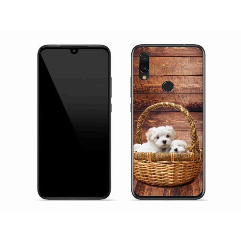 Gélový kryt mmCase na mobil Xiaomi Redmi 7 - šteniatka