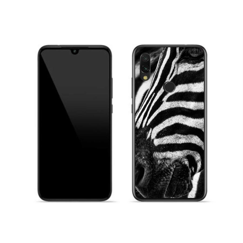 Gélový kryt mmCase na mobil Xiaomi Redmi 7 - zebra