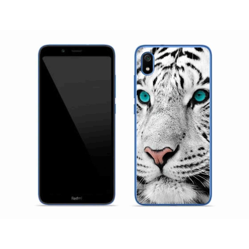 Gélový kryt mmCase na mobil Xiaomi Redmi 7A - biely tiger