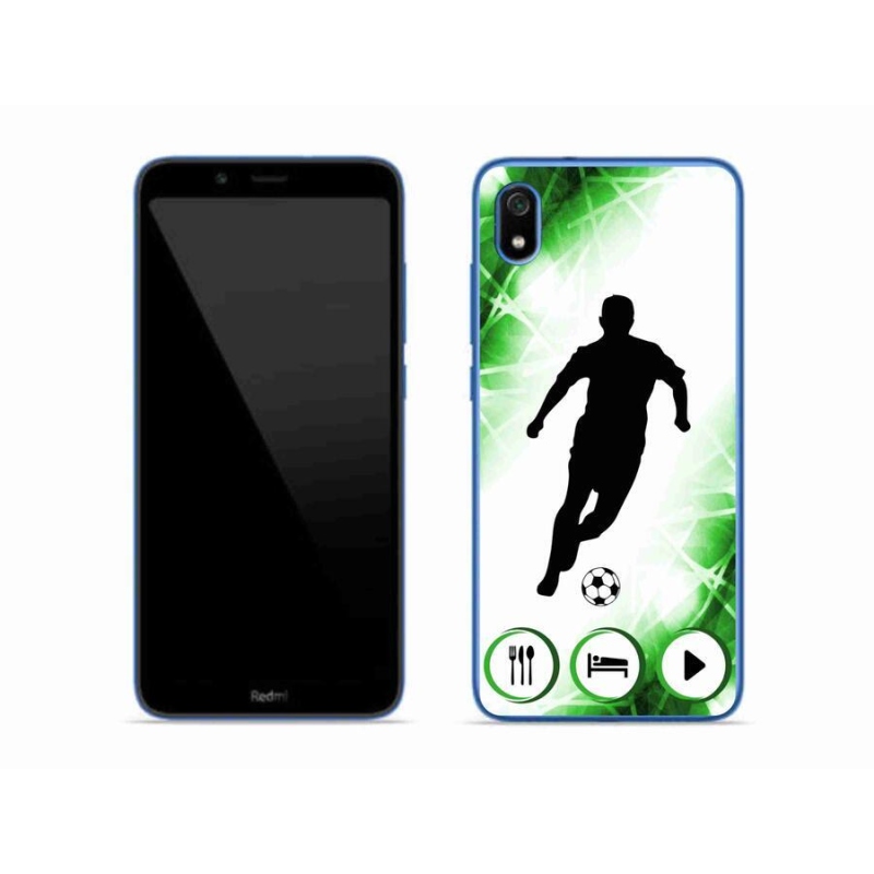 Gélový kryt mmCase na mobil Xiaomi Redmi 7A - futbalista