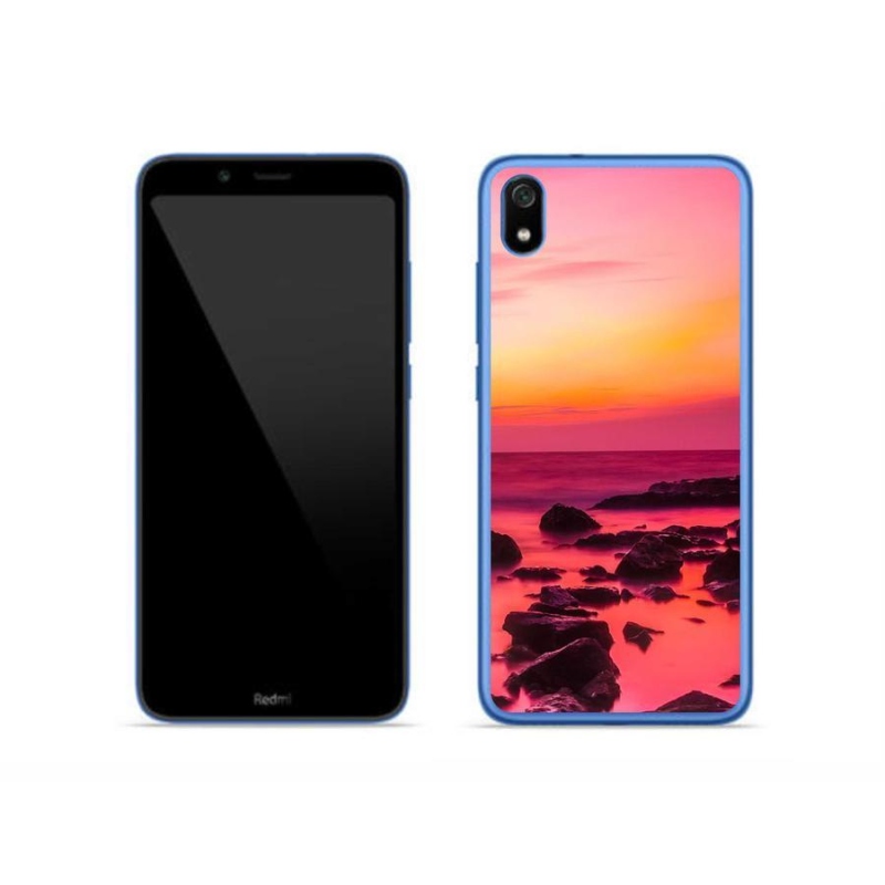 Gélový kryt mmCase na mobil Xiaomi Redmi 7A - more a žiara