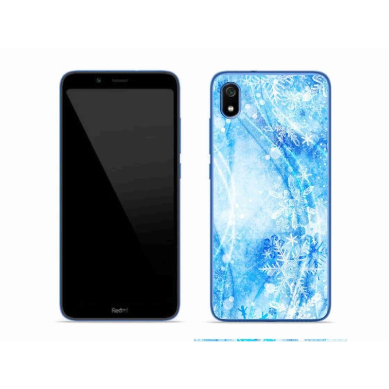 Gélový kryt mmCase na mobil Xiaomi Redmi 7A - snehové vločky