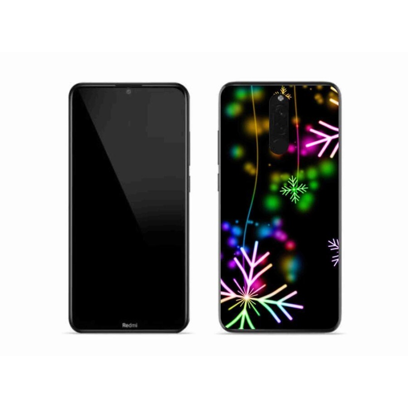 Gélový kryt mmCase na mobil Xiaomi Redmi 8 - farebné vločky