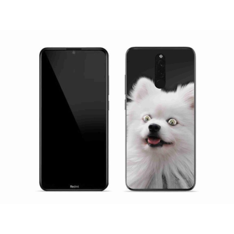 Gélový kryt mmCase na mobil Xiaomi Redmi 8 - biely špic
