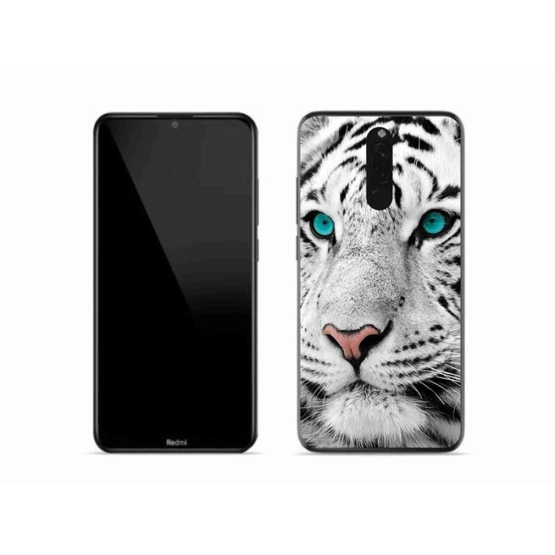 Gélový kryt mmCase na mobil Xiaomi Redmi 8 - biely tiger