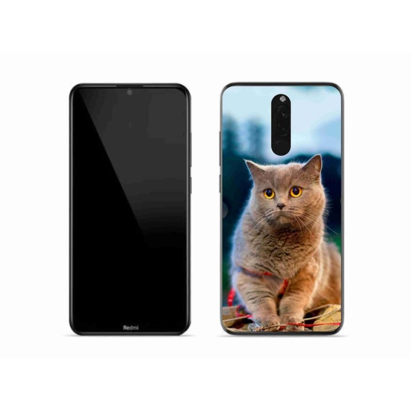Gélový kryt mmCase na mobil Xiaomi Redmi 8 - britská modrá 2