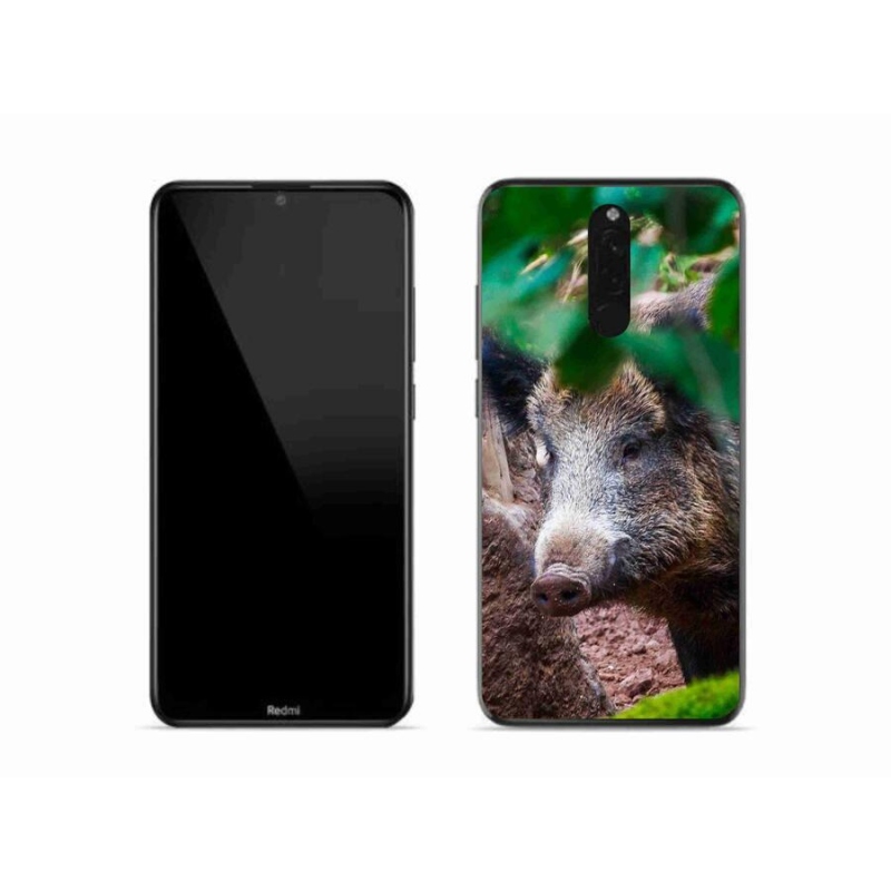 Gélový kryt mmCase na mobil Xiaomi Redmi 8 - divoké prasa