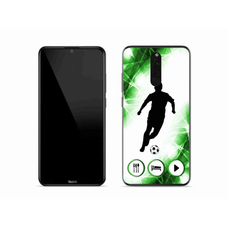 Gélový kryt mmCase na mobil Xiaomi Redmi 8 - futbalista