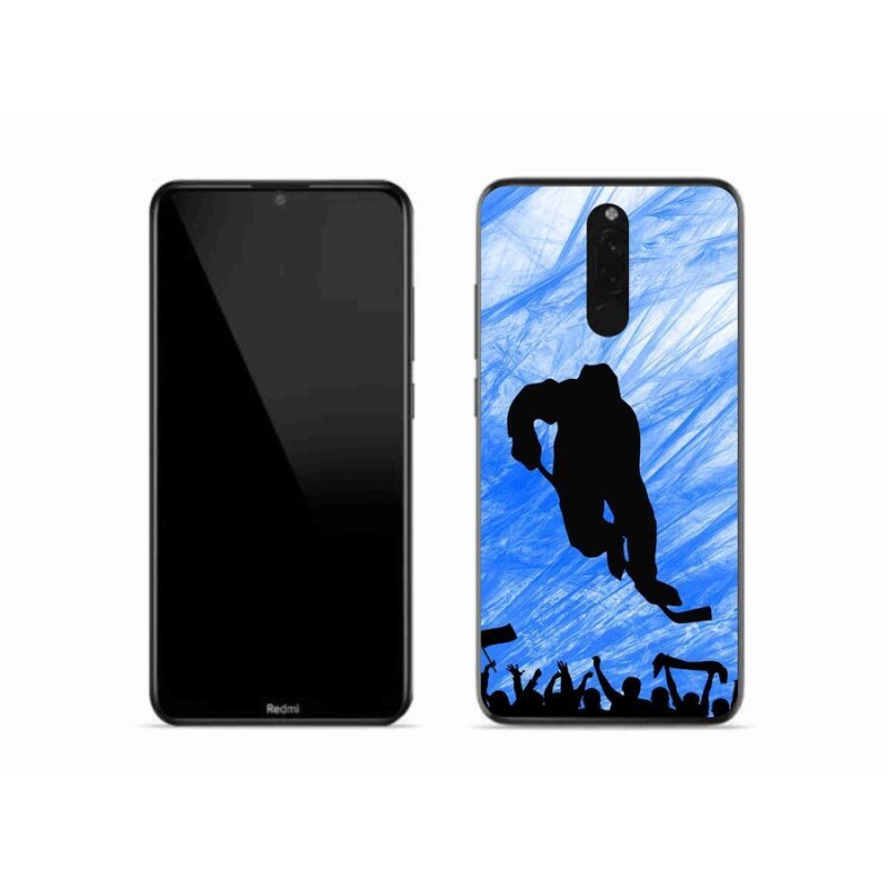 Gélový kryt mmCase na mobil Xiaomi Redmi 8 - hokejový hráč