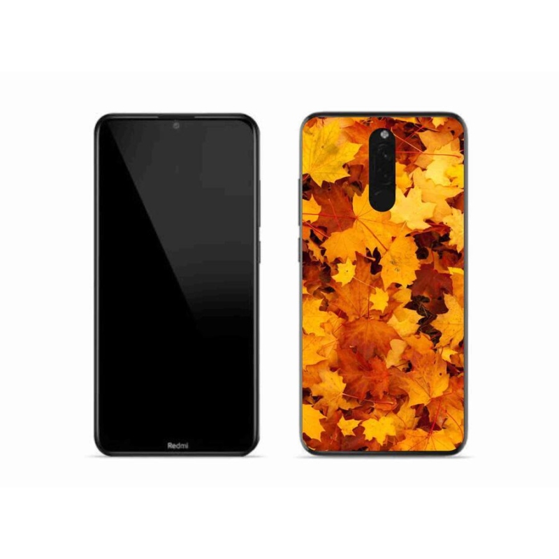 Gélový kryt mmCase na mobil Xiaomi Redmi 8 - javorové listy
