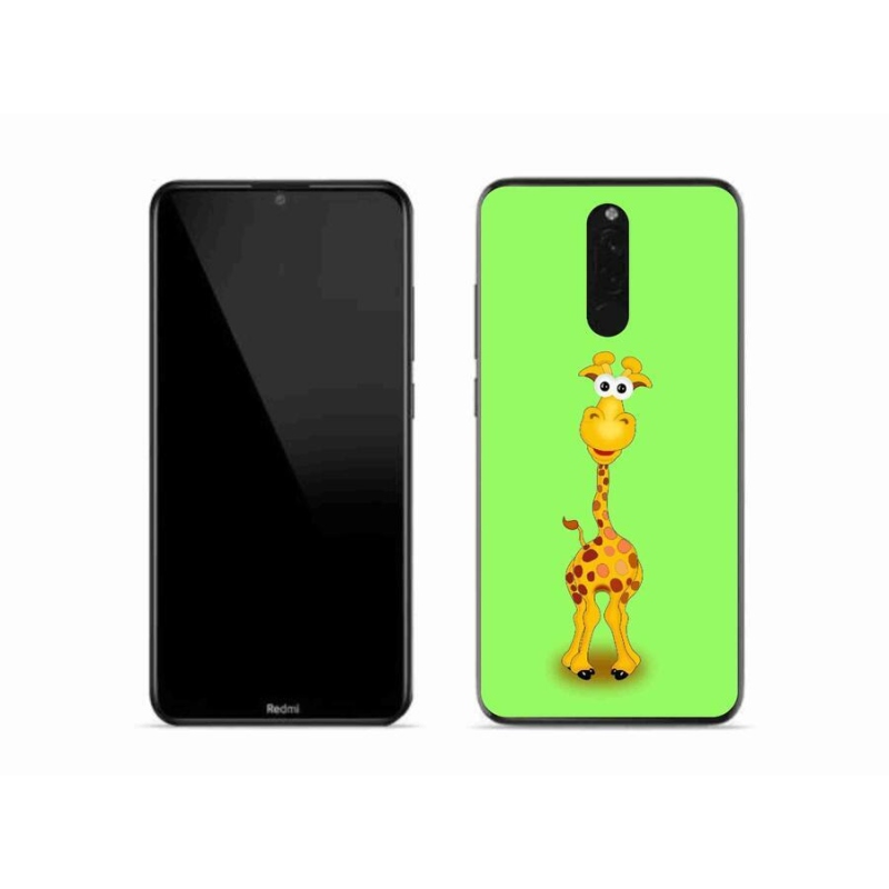 Gélový kryt mmCase na mobil Xiaomi Redmi 8 - kreslená žirafa