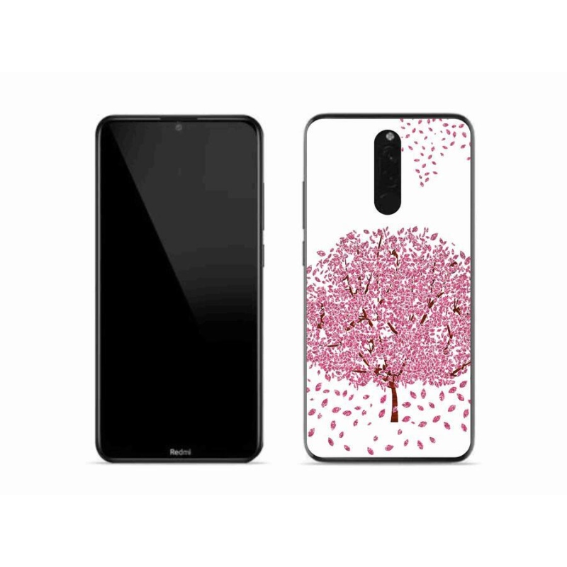 Gélový kryt mmCase na mobil Xiaomi Redmi 8 - kreslený strom s listami