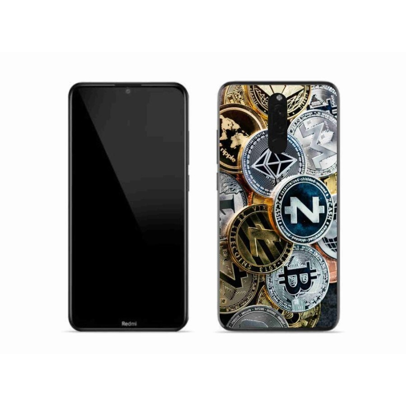 Gélový kryt mmCase na mobil Xiaomi Redmi 8 - kryptomeny