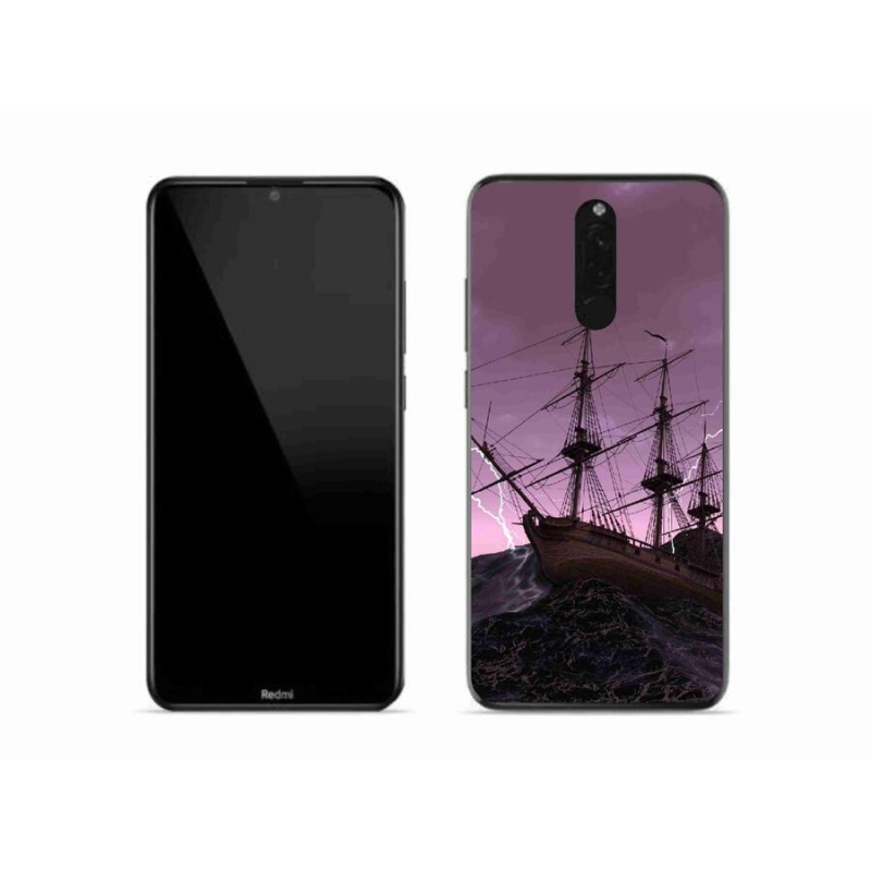 Gélový kryt mmCase na mobil Xiaomi Redmi 8 - loď v búrke