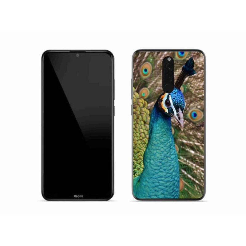 Gélový kryt mmCase na mobil Xiaomi Redmi 8 - páv