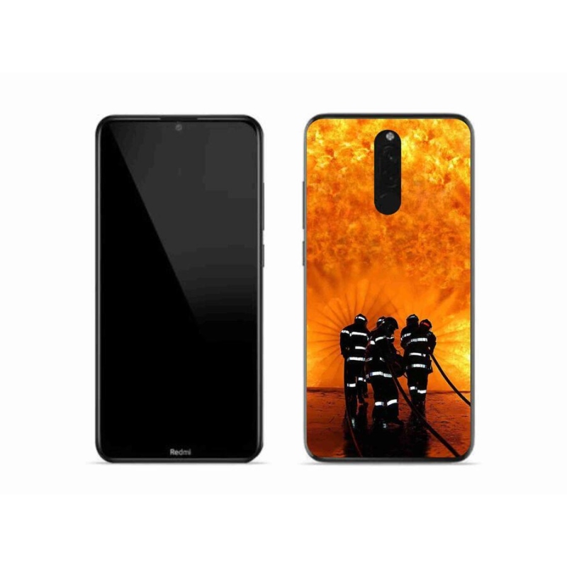 Gélový kryt mmCase na mobil Xiaomi Redmi 8 - požiar