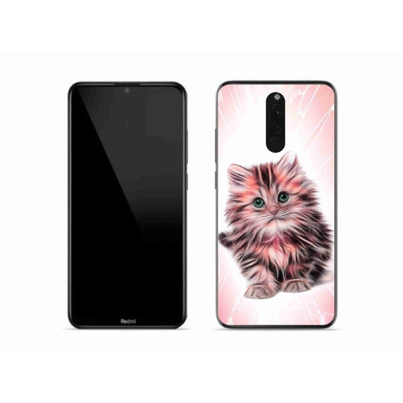 Gélový kryt mmCase na mobil Xiaomi Redmi 8 - roztomilé mačiatko