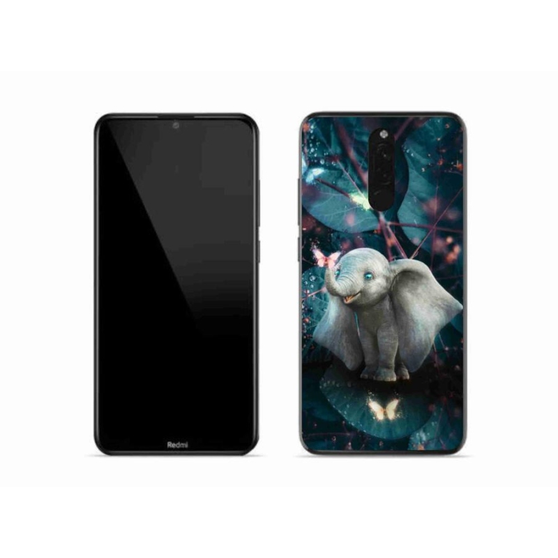 Gélový kryt mmCase na mobil Xiaomi Redmi 8 - roztomilý slon