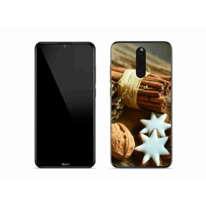 Gélový kryt mmCase na mobil Xiaomi Redmi 8 - škorica a perníčky