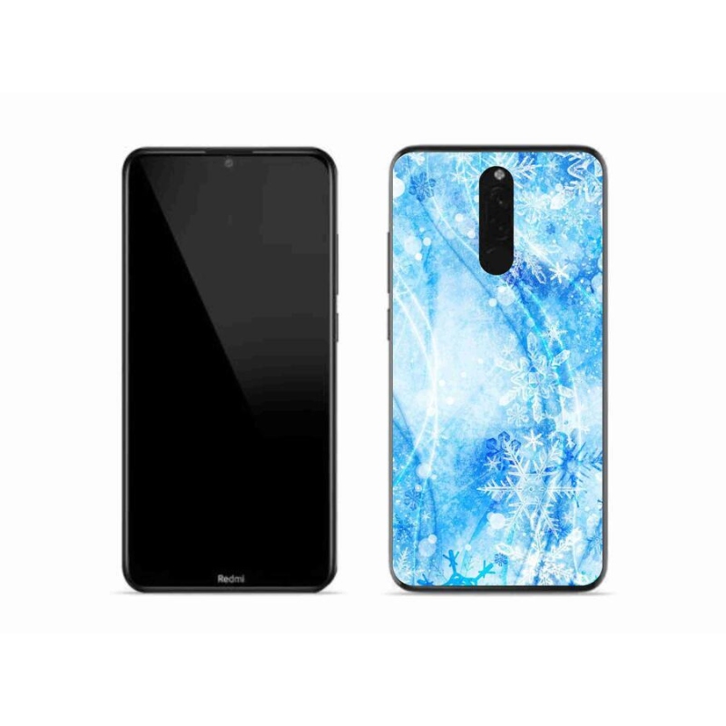 Gélový kryt mmCase na mobil Xiaomi Redmi 8 - snehové vločky