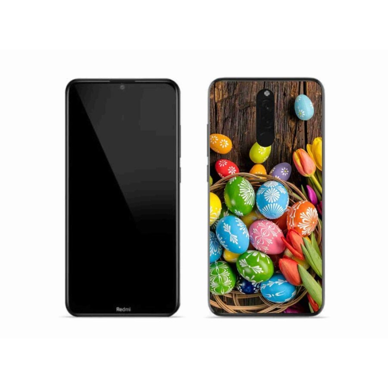 Gélový kryt mmCase na mobil Xiaomi Redmi 8 - veľkonočné vajíčka