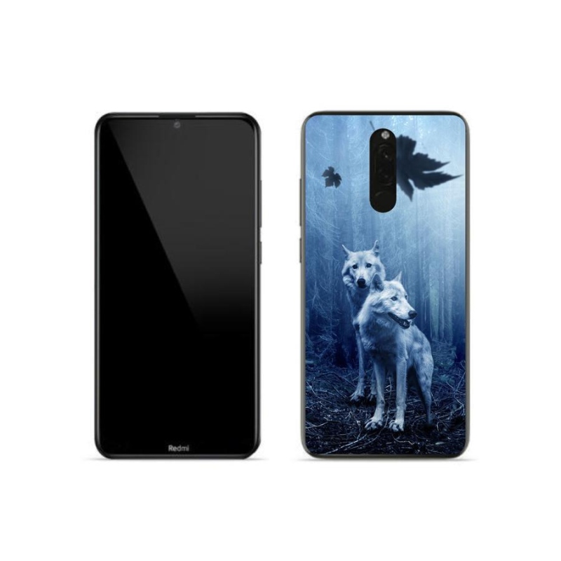 Gélový kryt mmCase na mobil Xiaomi Redmi 8 - vlci v lese