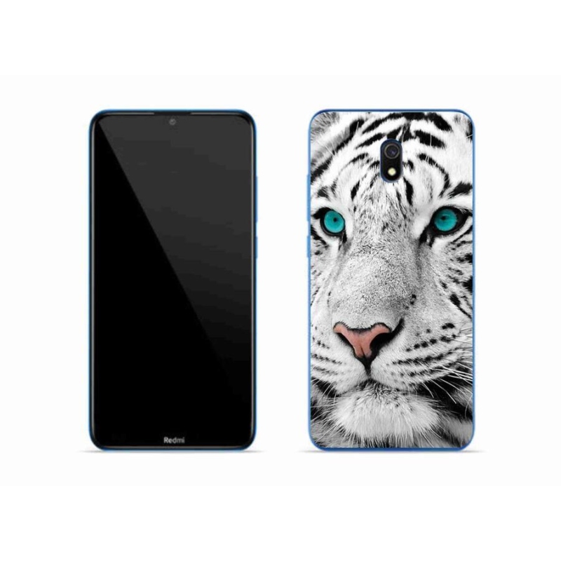 Gélový kryt mmCase na mobil Xiaomi Redmi 8A - biely tiger