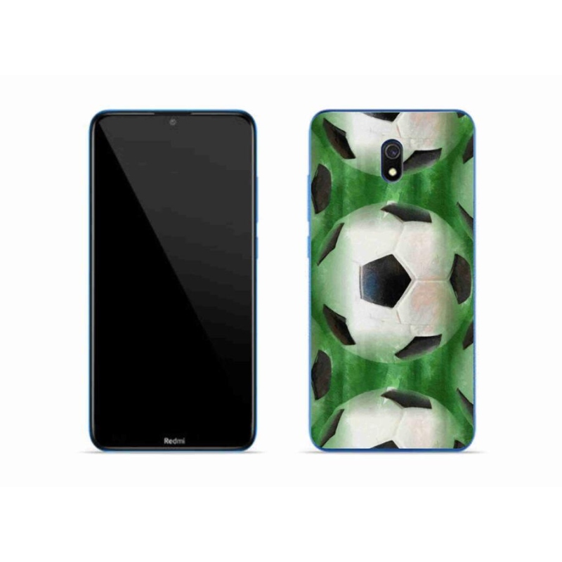 Gélový kryt mmCase na mobil Xiaomi Redmi 8A - futbalová lopta