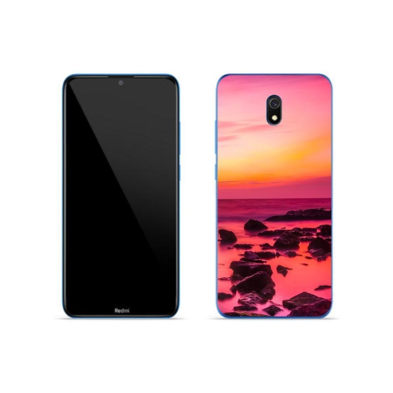 Gélový kryt mmCase na mobil Xiaomi Redmi 8A - more a žiara