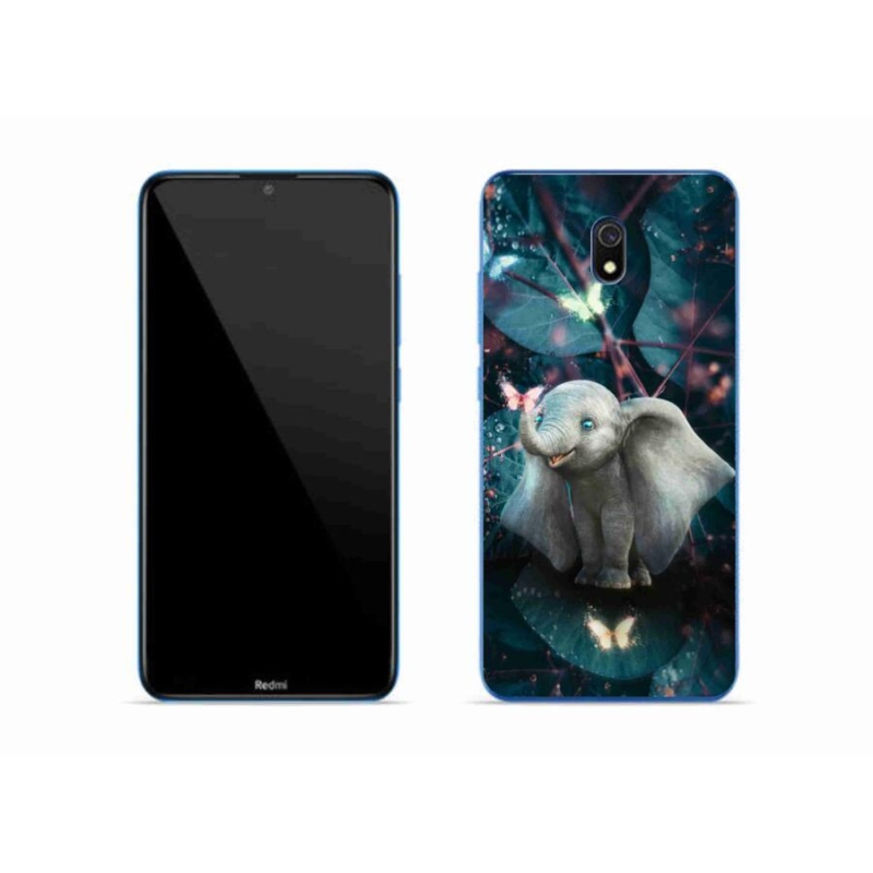 Gélový kryt mmCase na mobil Xiaomi Redmi 8A - roztomilý slon
