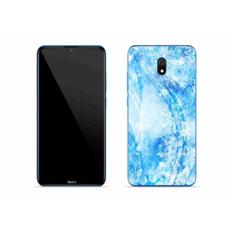 Gélový kryt mmCase na mobil Xiaomi Redmi 8A - snehové vločky