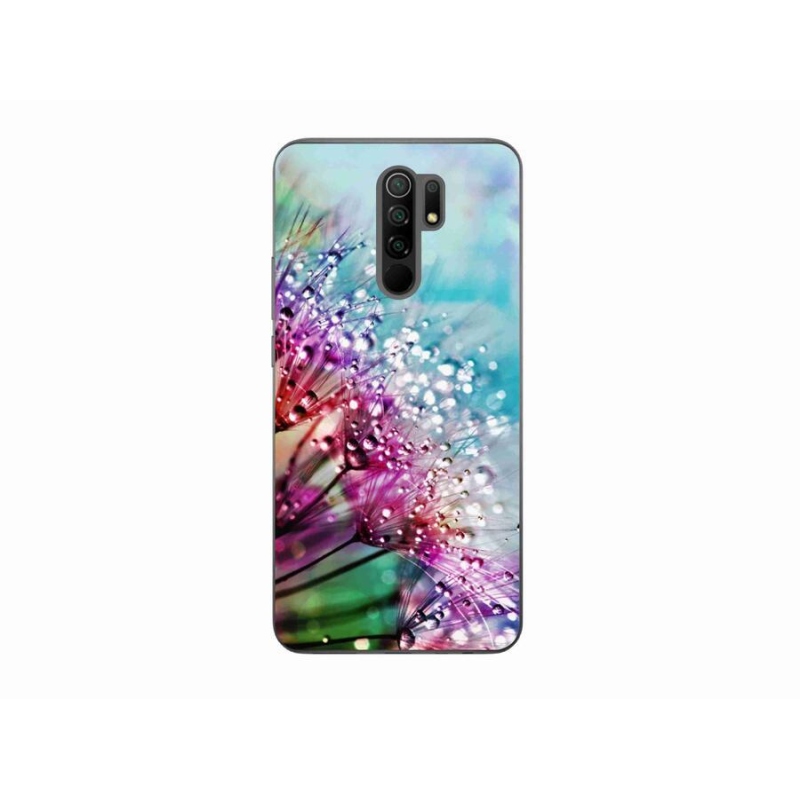 Gélový kryt mmCase na mobil Xiaomi Redmi 9 - farebné kvety