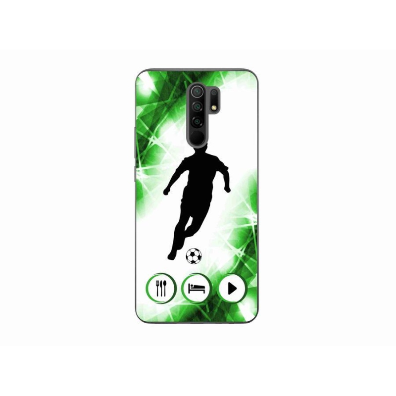 Gélový kryt mmCase na mobil Xiaomi Redmi 9 - futbalista