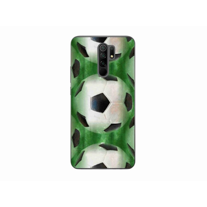 Gélový kryt mmCase na mobil Xiaomi Redmi 9 - futbalová lopta