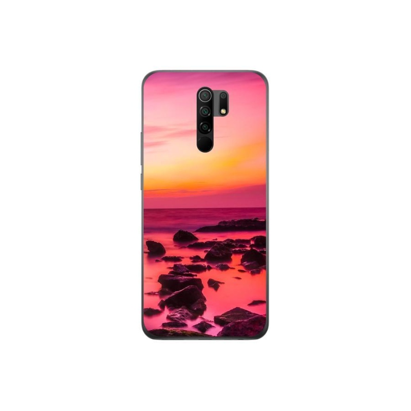 Gélový kryt mmCase na mobil Xiaomi Redmi 9 - more a žiara