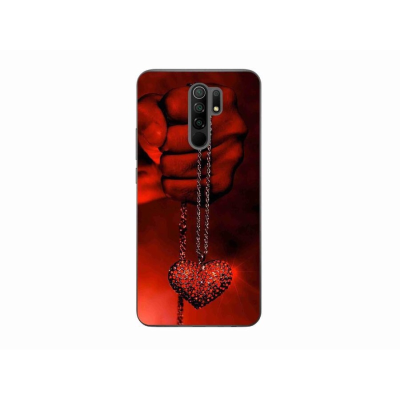 Gélový kryt mmCase na mobil Xiaomi Redmi 9 - náhrdelník