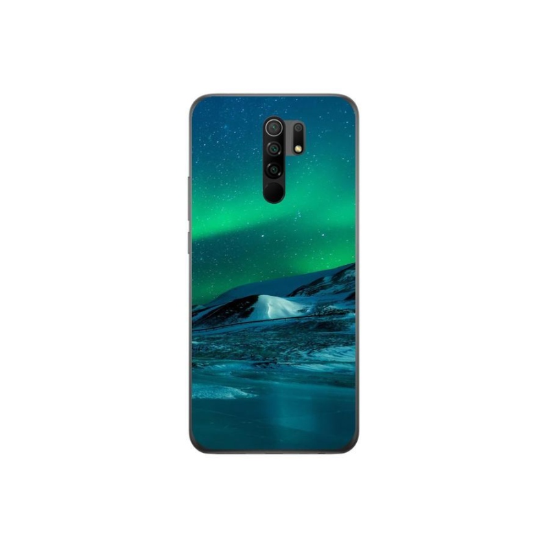 Gélový kryt mmCase na mobil Xiaomi Redmi 9 - polárna žiara