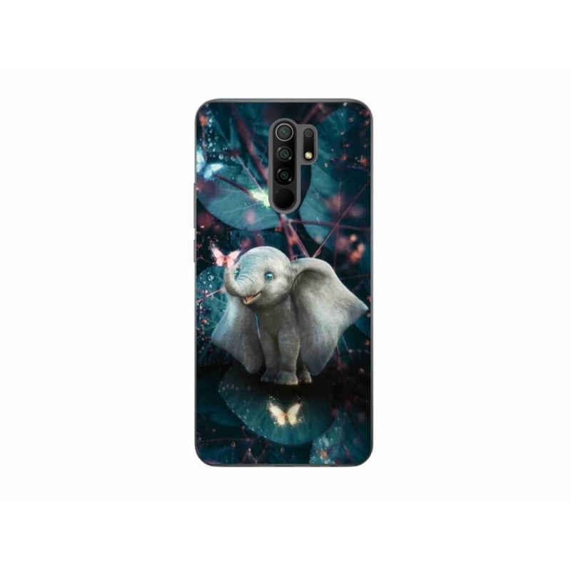 Gélový kryt mmCase na mobil Xiaomi Redmi 9 - roztomilý slon