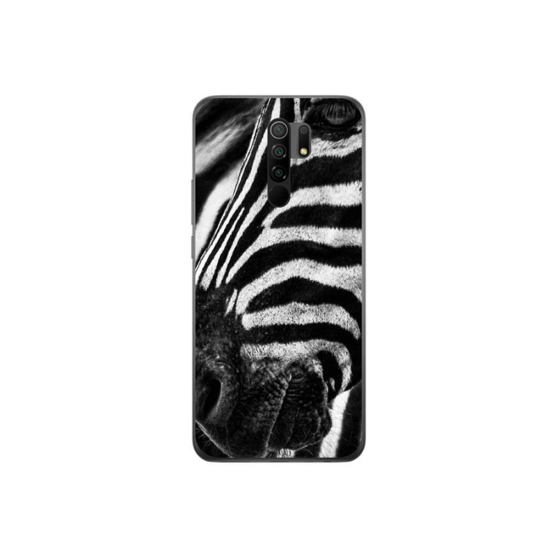 Gélový kryt mmCase na mobil Xiaomi Redmi 9 - zebra