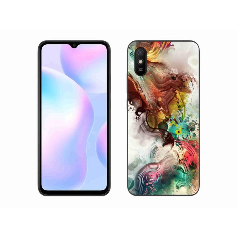 Gélový kryt mmCase na mobil Xiaomi Redmi 9A - abstrakt 1