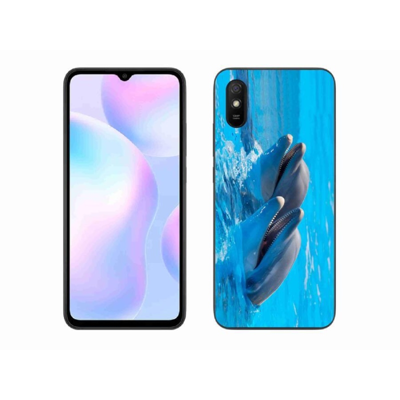 Gélový kryt mmCase na mobil Xiaomi Redmi 9A - delfíny