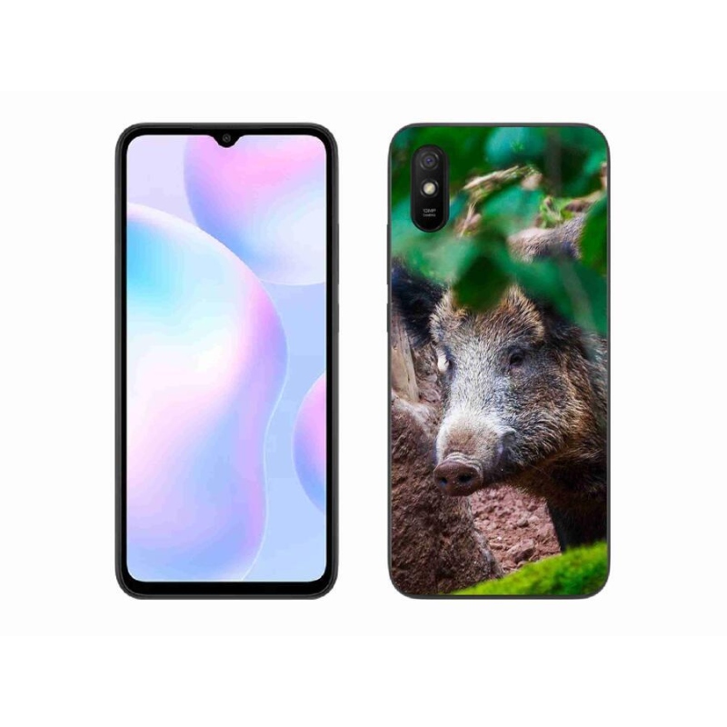 Gélový kryt mmCase na mobil Xiaomi Redmi 9A - divoké prasa